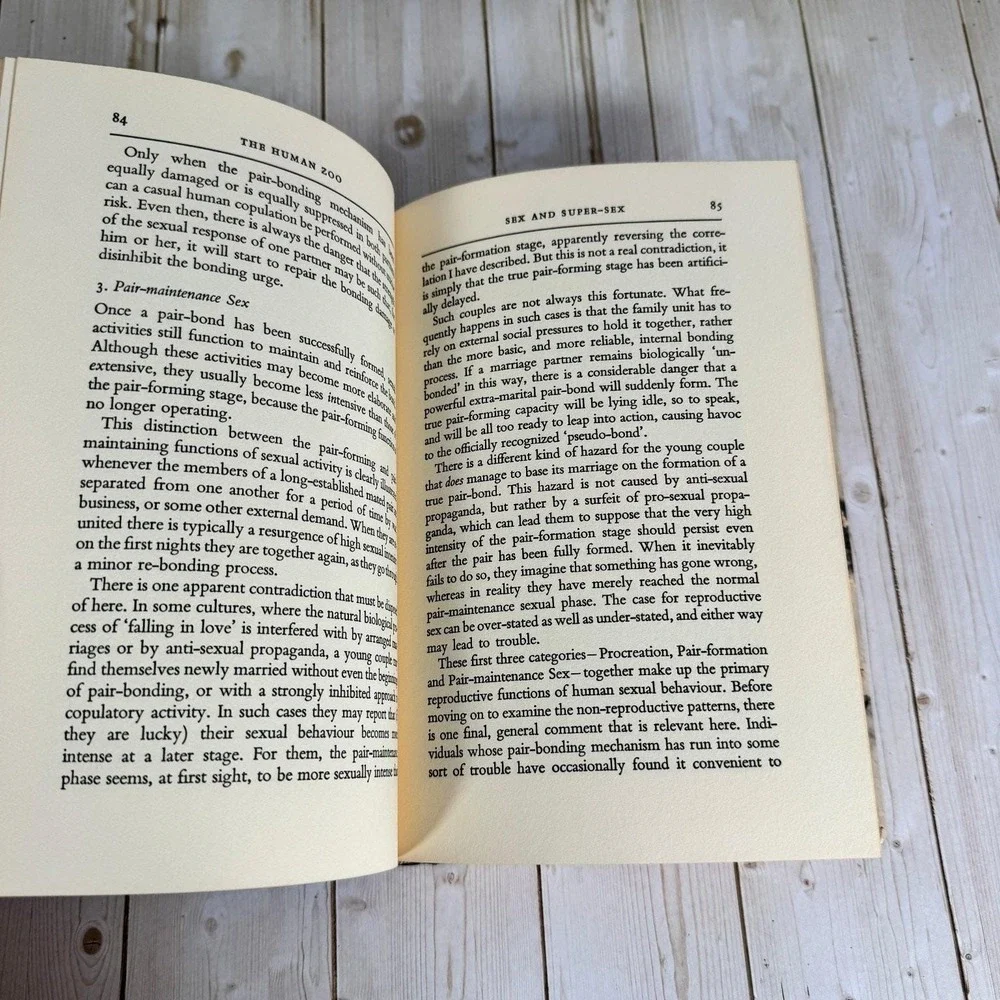 The Human Zoo Desmond Morris 1969 First American Edition McGraw-Hill Hardcover
